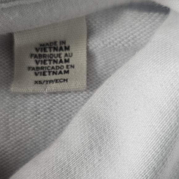 Levi’s XS Colorblock Logo Hoodie White Red Black Pullover Sweatshirt - Picture 7 of 10